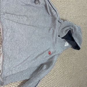 VINTAGE NIKE CROPPED GREY HOODIE